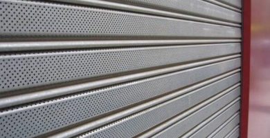 persianas de aluminio microperforada